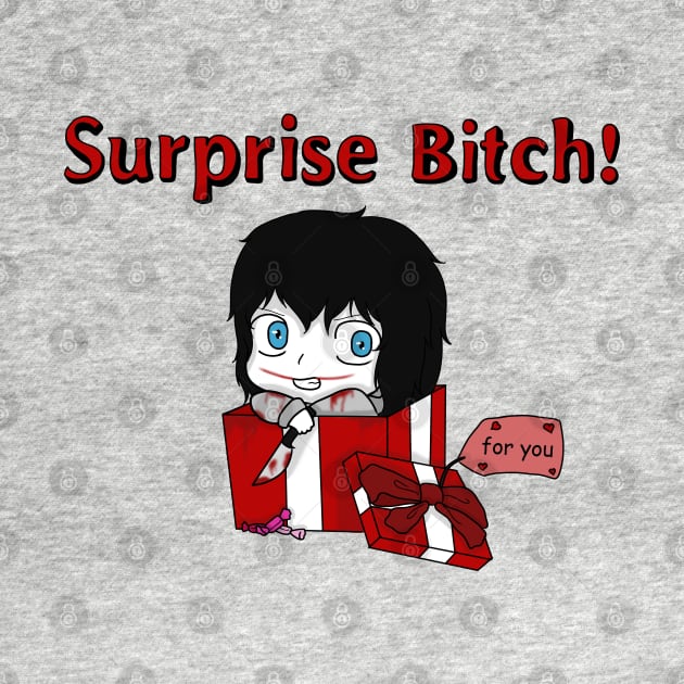 creepypasta chibi jeff surprise! by LillyTheChibi